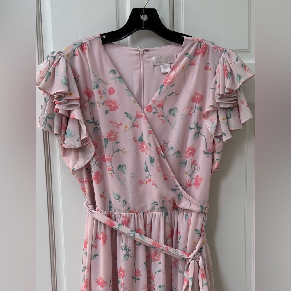Rachel Parcell Tiered Ruffle Sleeve Dress Large - Picture 4 of 5